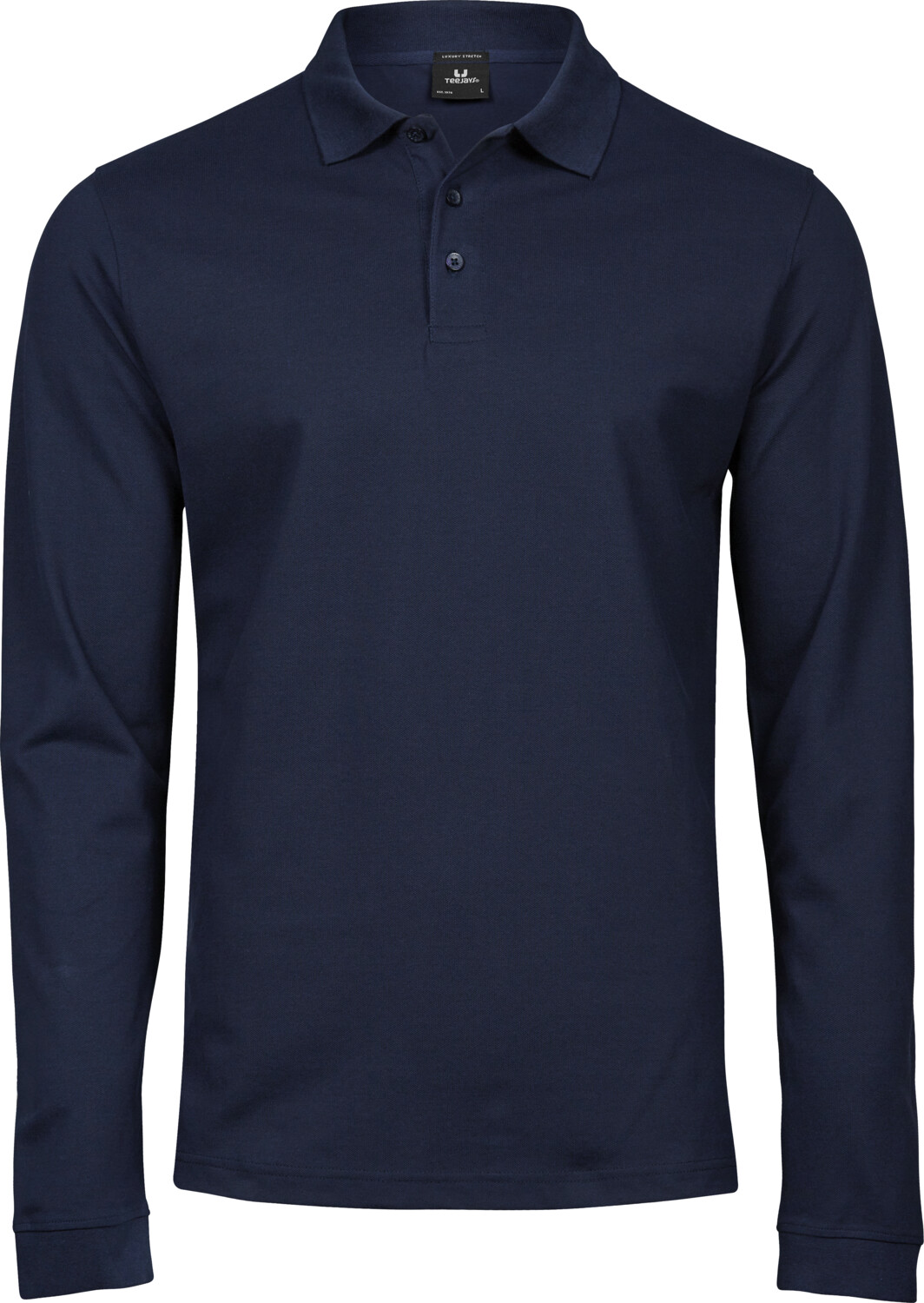 BC3306 Tee Jays Mens Luxury Stretch Long Sleeve Polo Shirt 